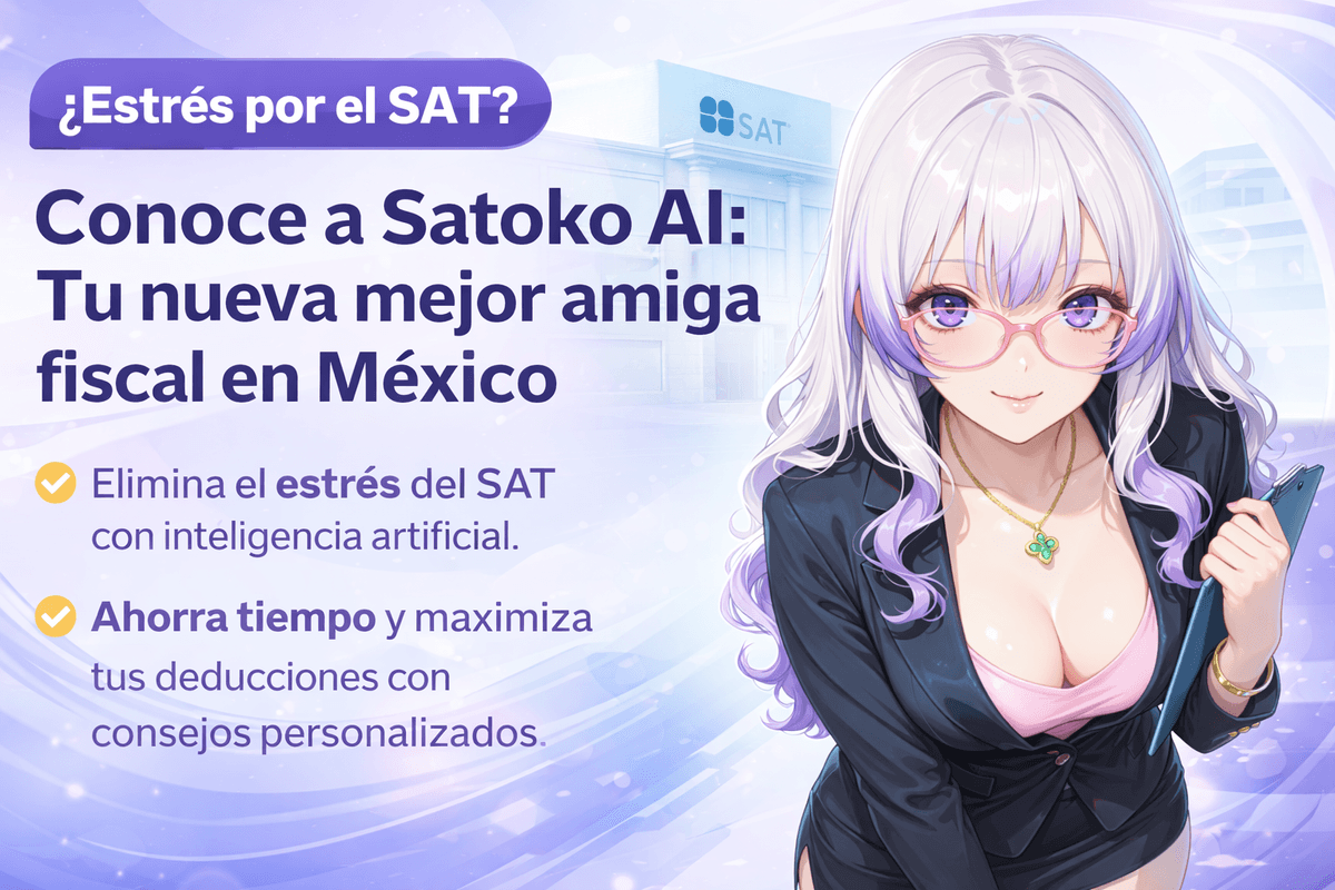 ¿Estrés por el SAT? Conoce a Satoko AI: Tu nueva mejor amiga fiscal en México