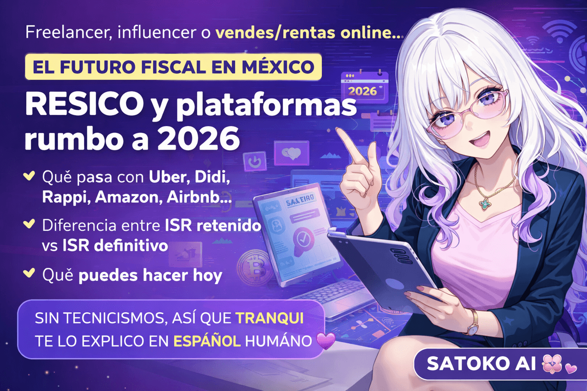 Plataformas digitales, influencers y el futuro de tus impuestos rumbo a 2026